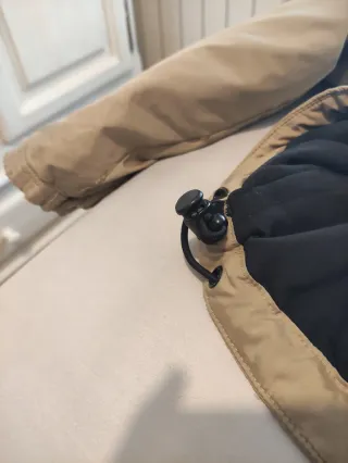 Abrigo Adidas Vintage Beige y Naranja