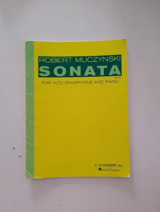 Sonata para saxo alto y piano Op. 29 - Muczynski
