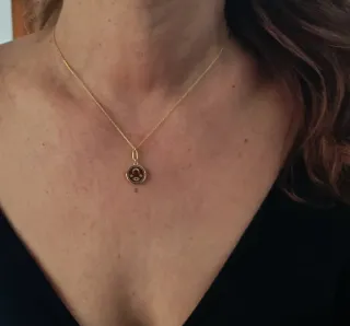 Collar Viceroy baño de oro con colgante