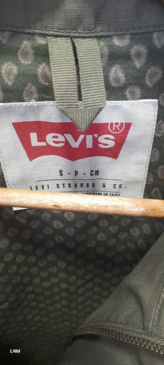 Cazadora Levi's verde y marrón hombre