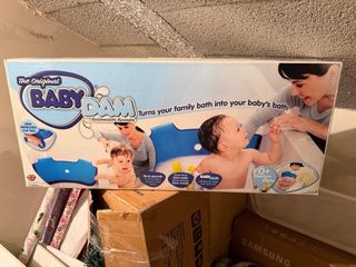 Barrera de bañera Baby Dam Azul