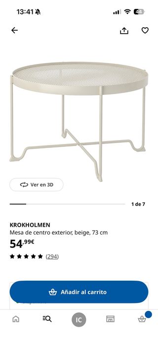 Conjunto Sofá Terraza/Jardín Beige y Blanco