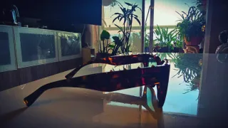 Gafas de sol Valentino negras y marrones