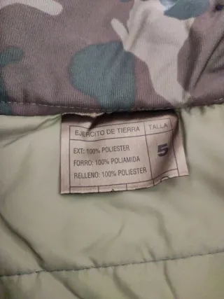 Chaquetón Ejército Español Camuflaje