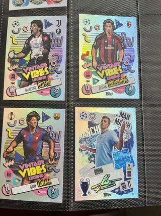 Tarjetas Topps de todo tipo