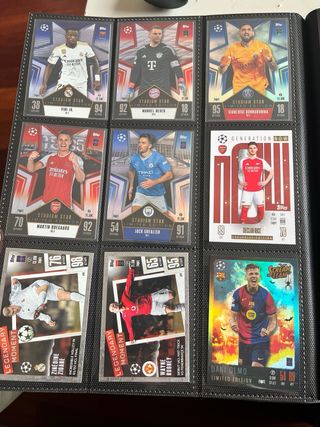 Tarjetas Topps de todo tipo