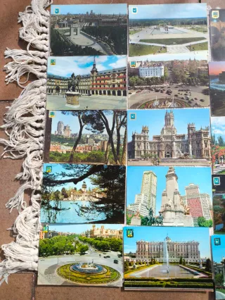 Lote 37 Postales Comunidad de Madrid. Vintage