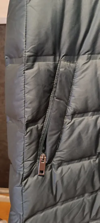 Chaleco largo acolchado capucha Talla XL