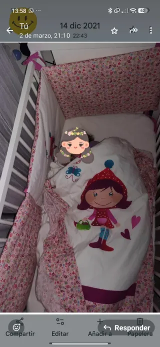 Chichonera cuna niña