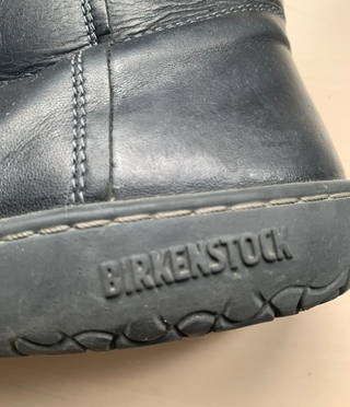 Botas altas de piel negra Birkenstock talla 38