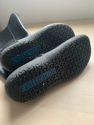 Botas altas de piel negra Birkenstock talla 38