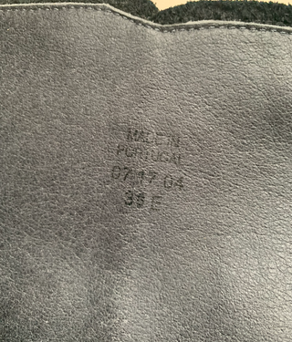 Botas altas de piel negra Birkenstock talla 38