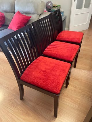 Conjunto mesa extensible y 6 sillas comedor