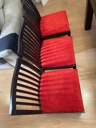 Conjunto mesa extensible y 6 sillas comedor