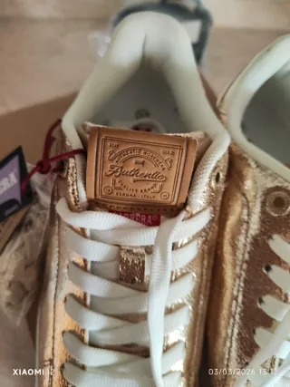 Sneakers donna Carrera oro taglia 37