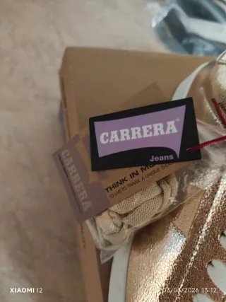 Sneakers donna Carrera oro taglia 37