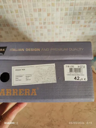 Sneakers donna Carrera oro taglia 37