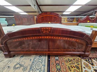 Cama Madeira Maciça com Estrado e Colchão