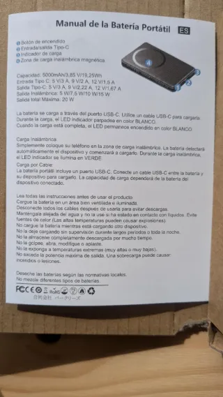 Powerbank Magsafe 5000 mAh.