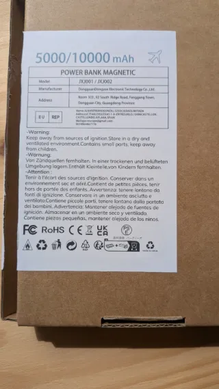 Powerbank Magsafe 5000 mAh.