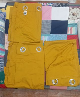 Cortinados Amarelo Ocre