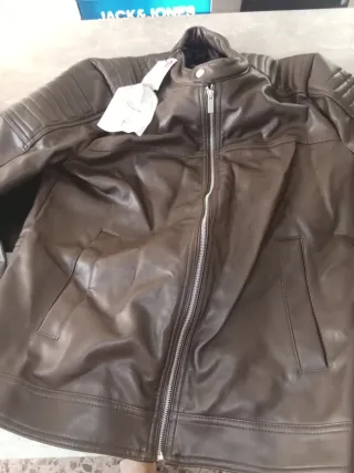 Chaqueta Lefties Marrón Talla L Nueva Con etiqueta