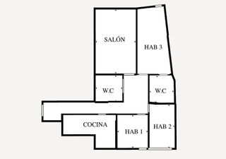 Piso en venta en Zona Norte - Universidad en Móstoles en Móstoles