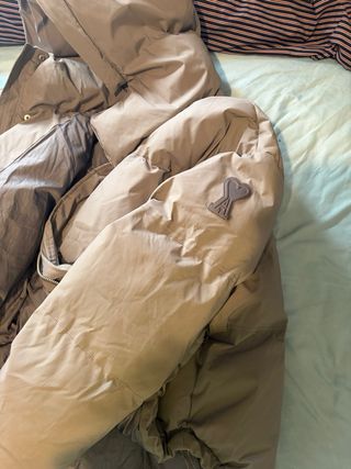 Abrigo AMI Paris Gris Talla M