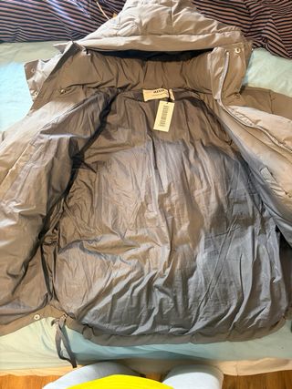 Abrigo AMI Paris Gris Talla M