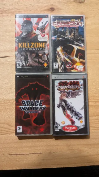 Lote 4 Juegos PSP: Killzone, Need for Speed, Space
