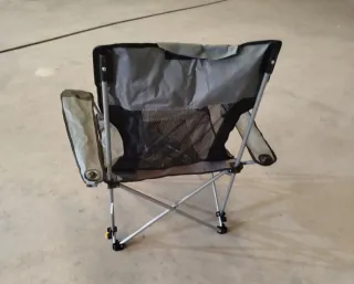 Silla plegable camping con reposapiés