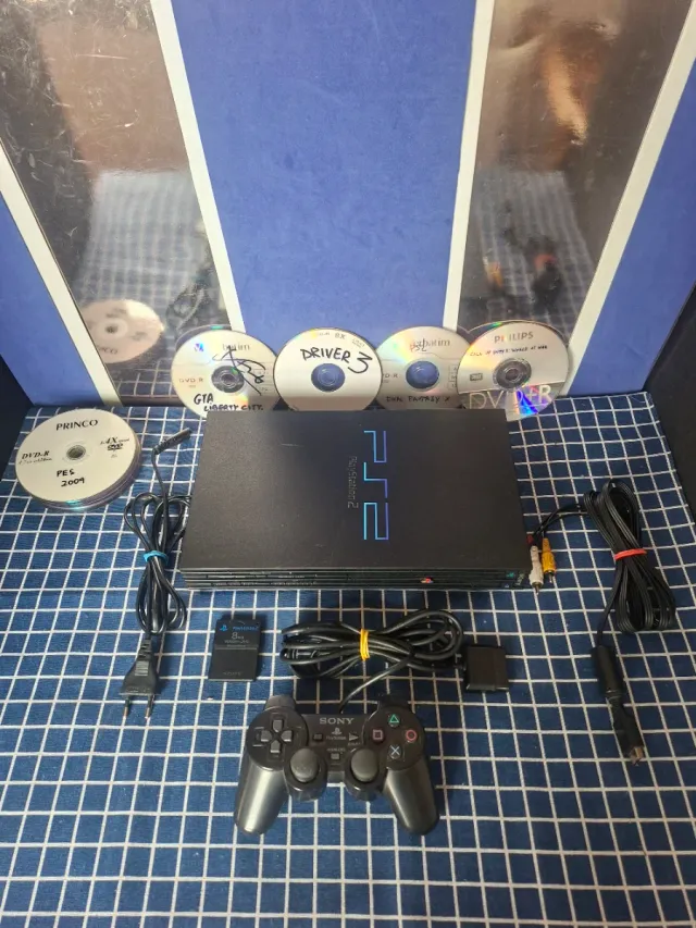 PS2 FAT ORIGINAL COMPLETO