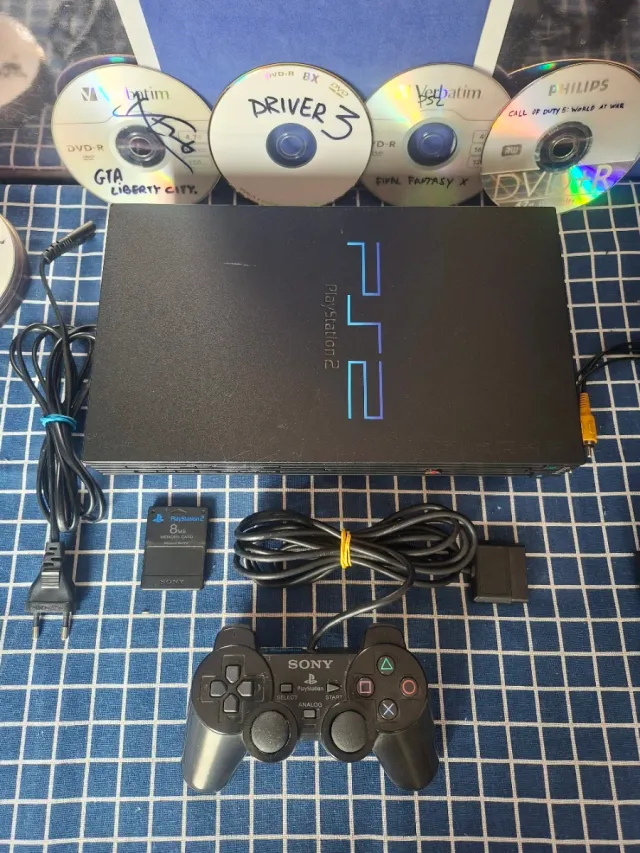 PS2 FAT ORIGINAL COMPLETO