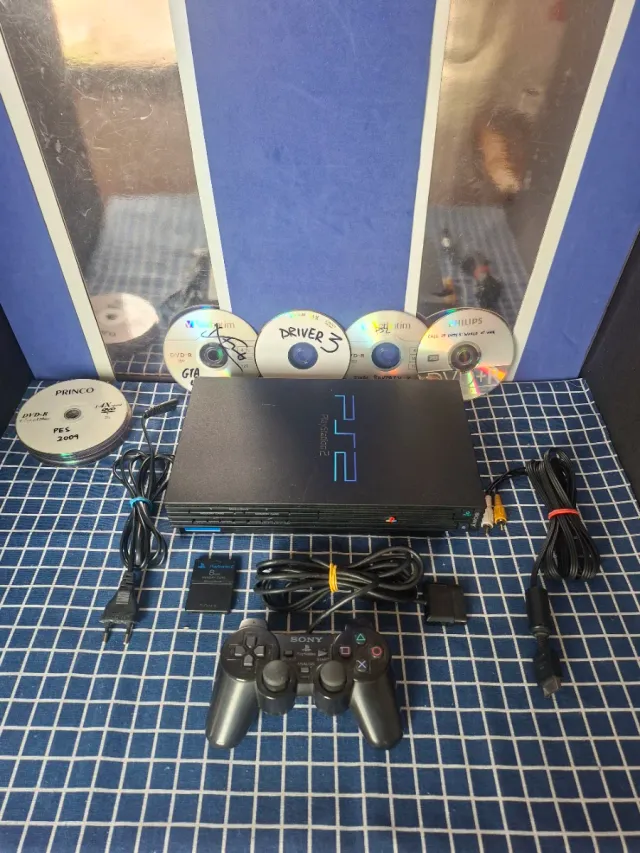PS2 FAT ORIGINAL COMPLETO