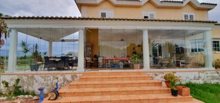 Cerramiento Cortinas de Cristal Proftek.