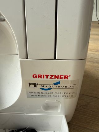 Gritzner 788 Overlock Máquina de Coser