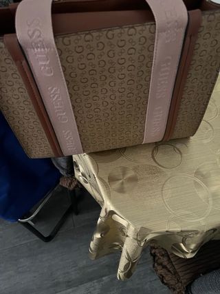 Bolso Guess Mujer Marrón y Rosa