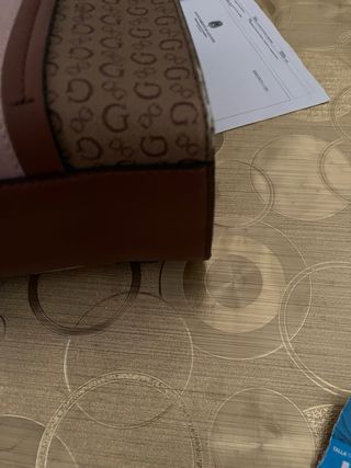 Bolso Guess Mujer Marrón y Rosa