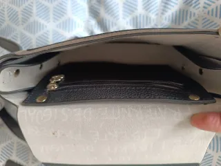 Bolso Desigual Negro y Plateado