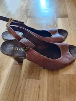 Tacones Pedro Miralles Piel Marrón