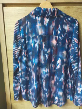 Camisa manga larga estampada