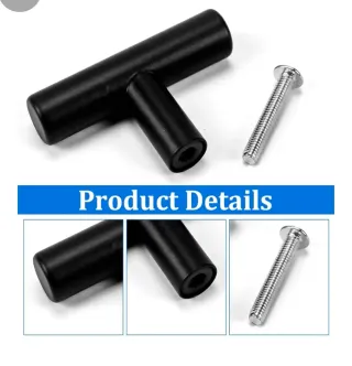 Tirador aluminio negro