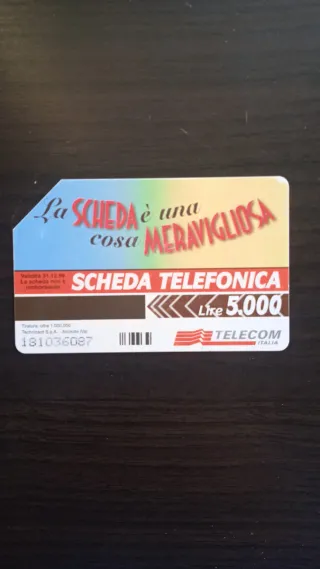 Scheda Telefonica Telecom