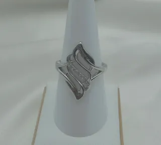 Anillo plata con circonitas - Nuevo