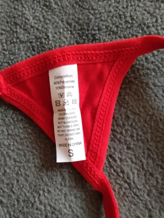 Tanga Mujer Rojo