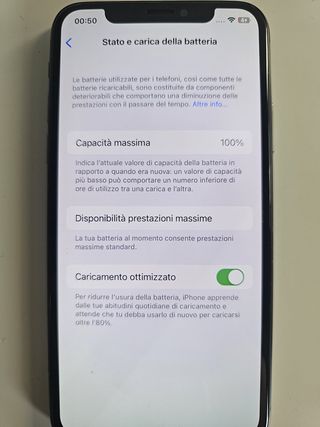 iPhone X Grigio Scur 256GB