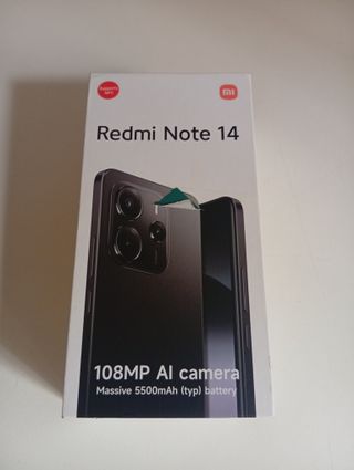 Xiaomi Redmi Note 14 Negro con garantía sin usar