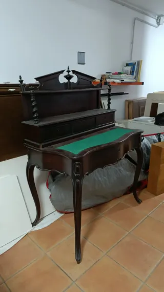 Escritorio Secreter Antiguo Bureau Madera
