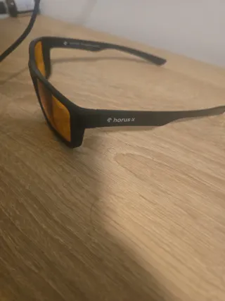 Gafas Horus X negras y naranjas
