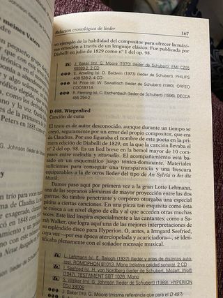 Schubert Discografia Recomendada Lieder Comentados